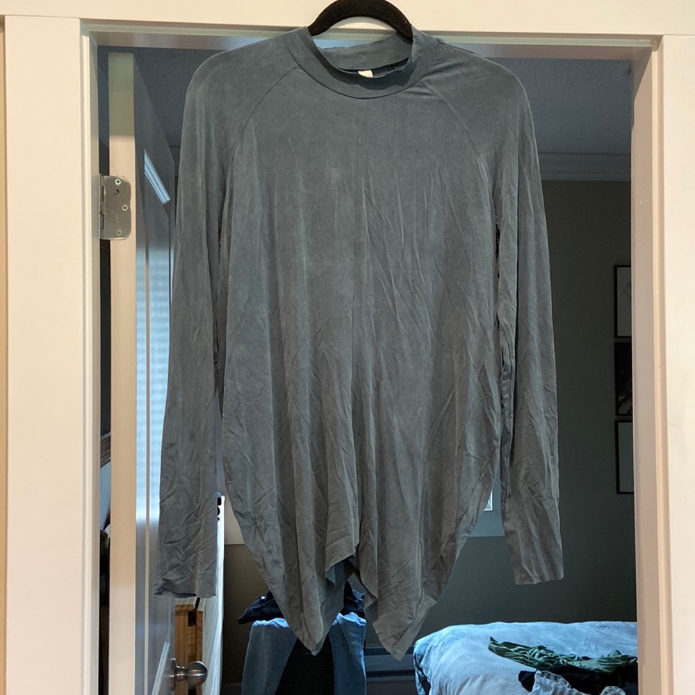 Lululemon Lab cupro mockneck shirt